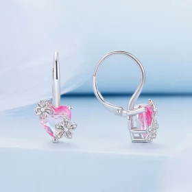 Pandora Style Sakura Hoop Earrings - BSE866 Pandora Style Sakura Hoop Earrings - BSE866