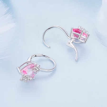 Pandora Style Sakura Hoop Earrings - BSE866