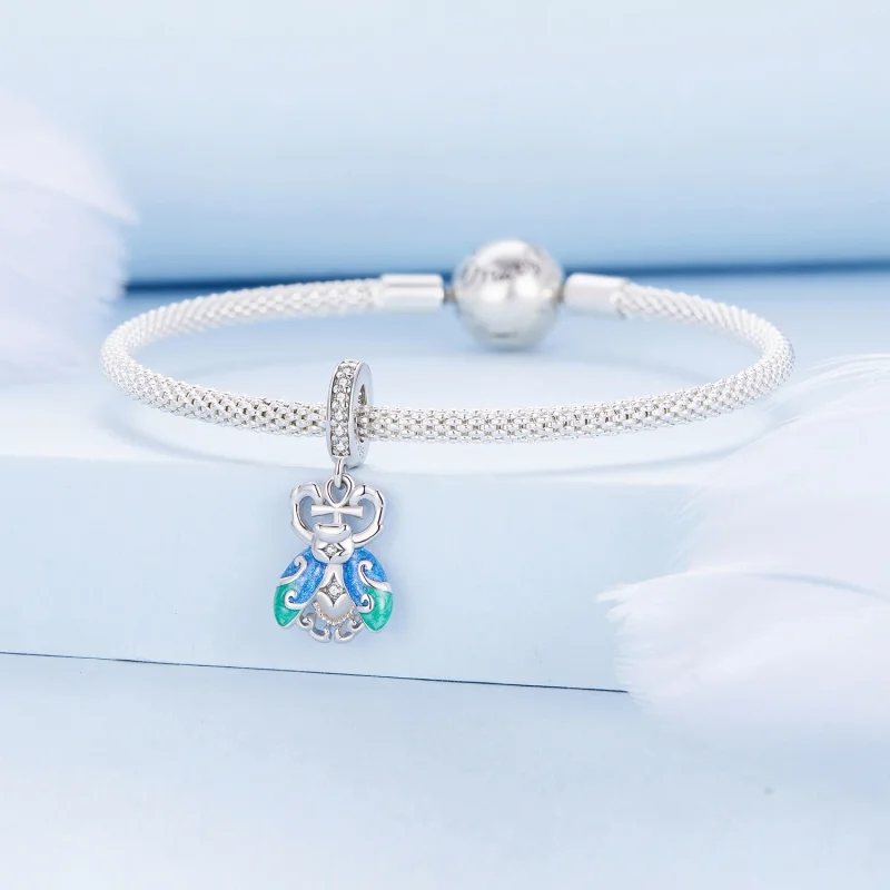 (image for) Pandora Style Scarab Dangle - BSC881 - View 3