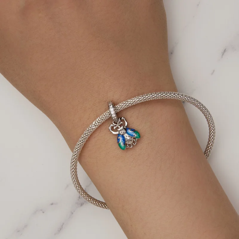 (image for) Pandora Style Scarab Dangle - BSC881 - View 6