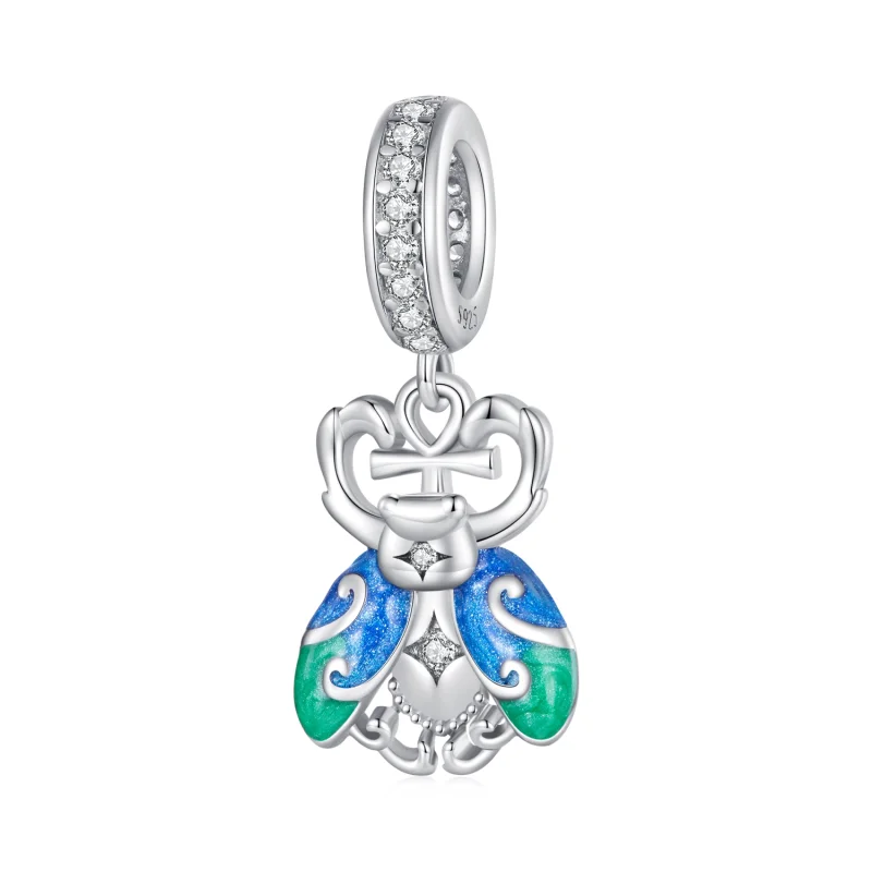 (image for) Pandora Style Scarab Dangle - BSC881 - Product Image