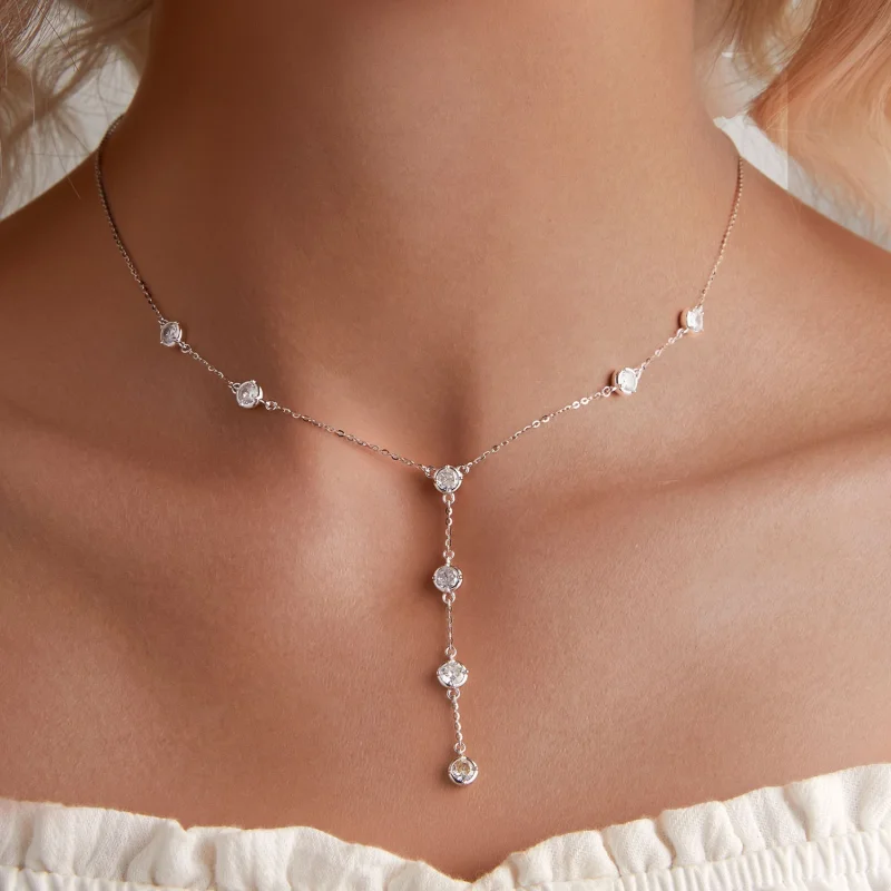 (image for) Pandora Style Shine Y Necklace - BSN361 - View 6