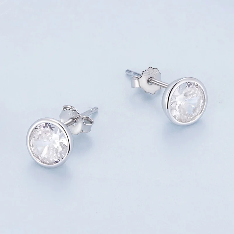 (image for) Pandora Style Shining Studs Earrings - BSE902 - View 3