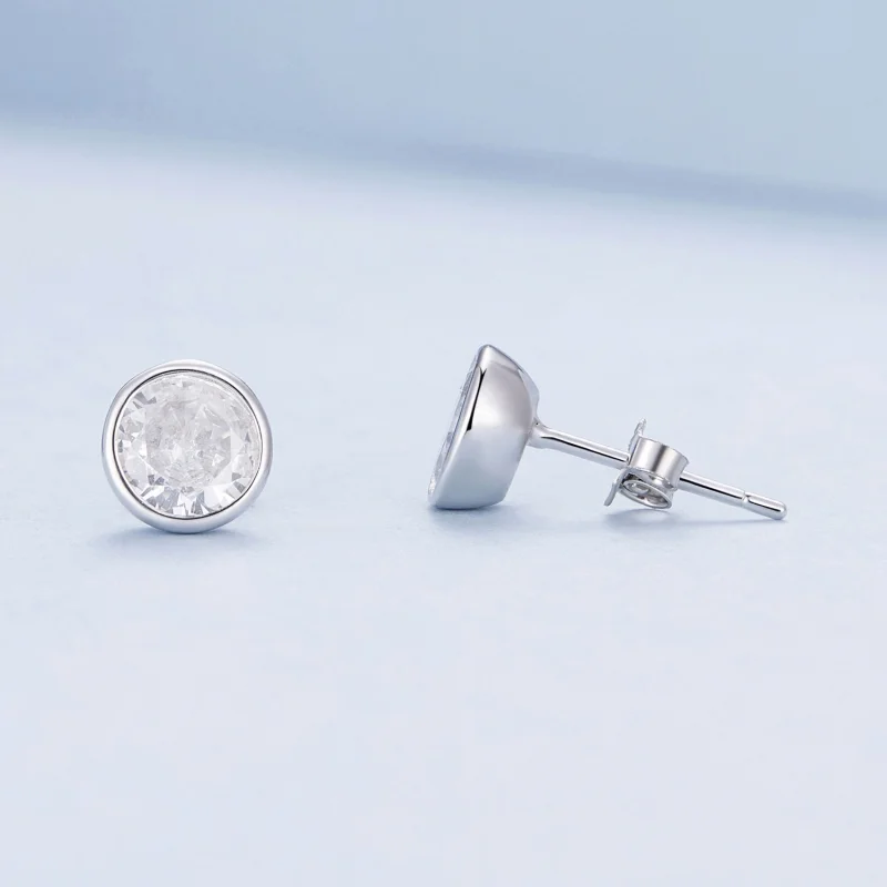 (image for) Pandora Style Shining Studs Earrings - BSE902 - View 4