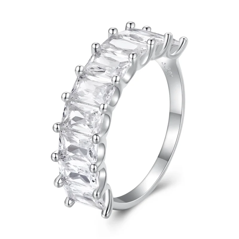 (image for) Pandora Style Shiny Zircon Ring - BSR409 - View 8