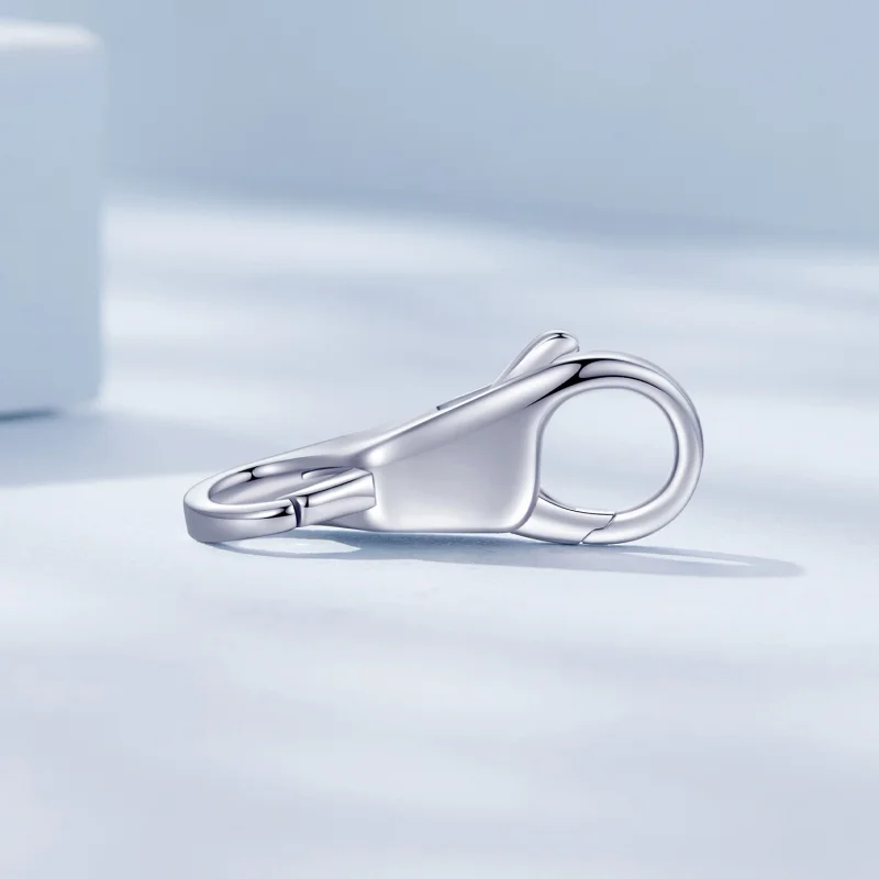 (image for) Pandora Style Simple Double Lobster Clasp - BSP025 - View 2