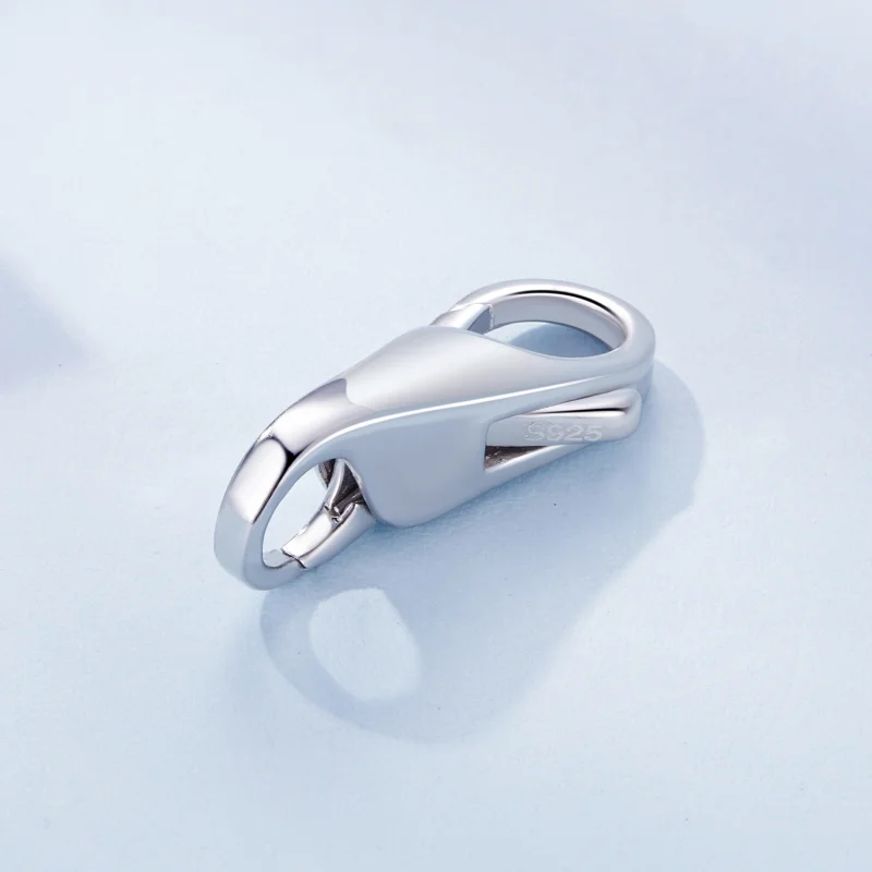 (image for) Pandora Style Simple Double Lobster Clasp - BSP025 - View 3
