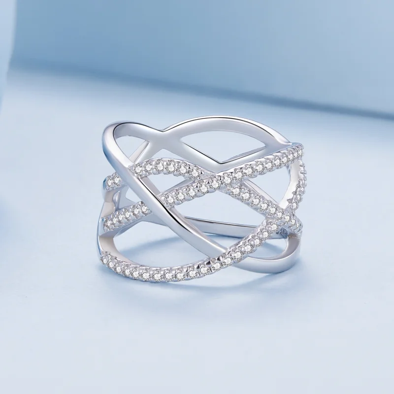 (image for) Pandora Style Simple Samsara Ring - BSR396 - View 3