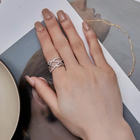 Pandora Style Simple Samsara Ring - BSR396