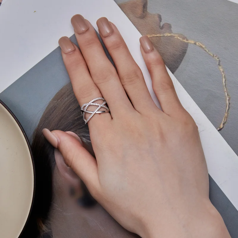 (image for) Pandora Style Simple Samsara Ring - BSR396 - View 7