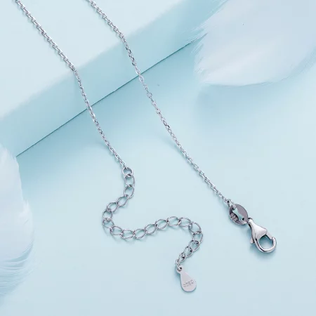 Pandora Style Simple Silver Necklace - SCA018