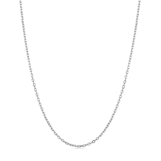 Pandora Style Simple Silver Necklace - SCA018