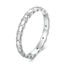 Pandora Style Simple Single Ring - BSR425 Pandora Style Simple Single Ring - BSR425