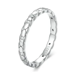 (image for) Pandora Style Simple Single Ring - BSR425