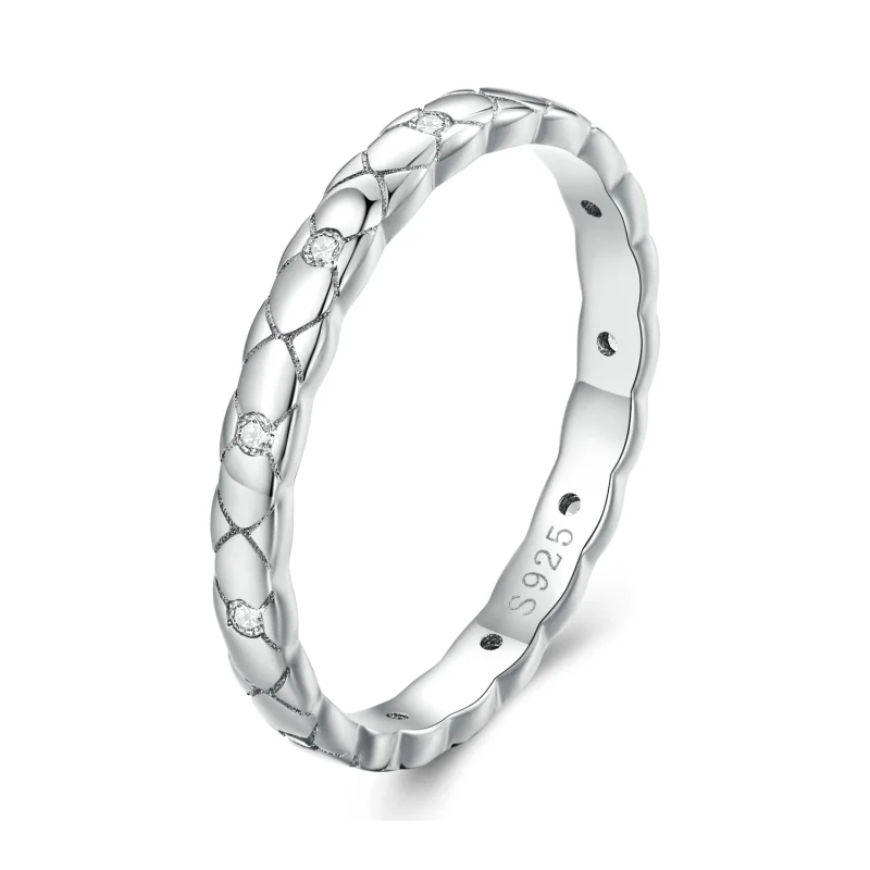 (image for) Pandora Style Simple Single Ring - BSR425 - Product Image