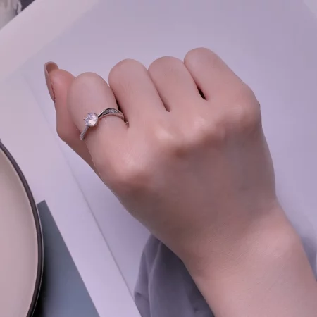 Pandora Style Simple Tie Ring - BSR420