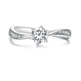 Pandora Style Simple Tie Ring - BSR420