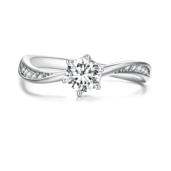Pandora Style Simple Tie Ring - BSR420