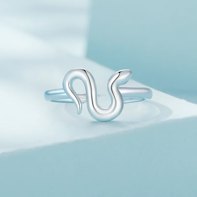 (image for) Pandora Style Snake Open Ring - SCR926 - View 3