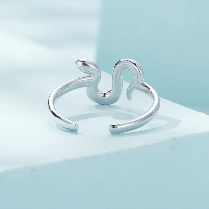 (image for) Pandora Style Snake Open Ring - SCR926 - View 4