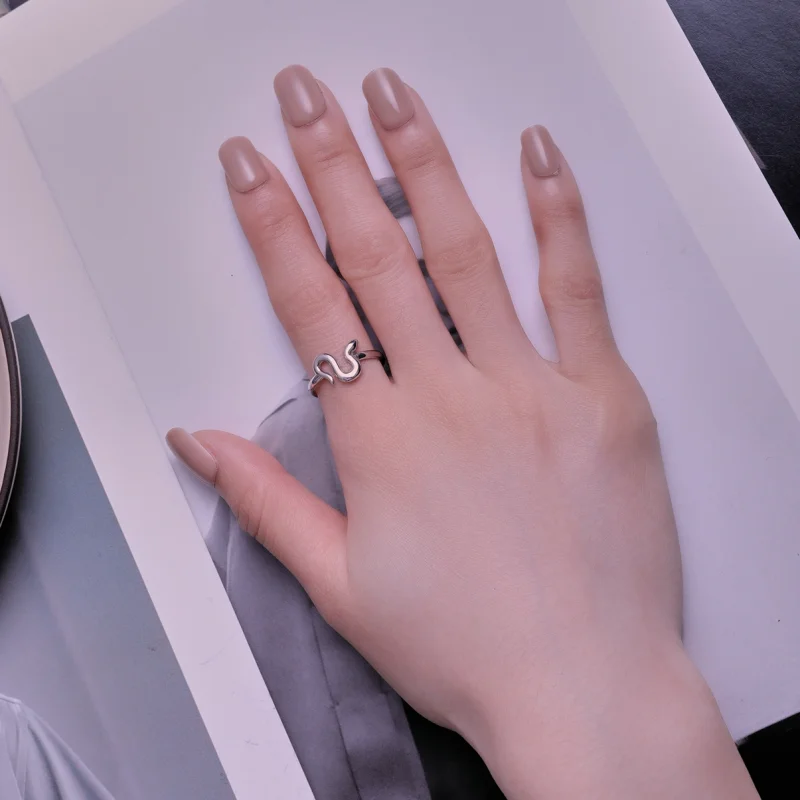 (image for) Pandora Style Snake Open Ring - SCR926 - View 5