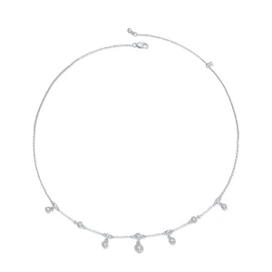 Pandora Style Sparkling Tassel Choker - BSN360 (image for) Pandora Style Sparkling Tassel Choker - BSN360
