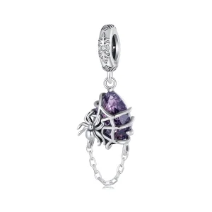 (image for) Pandora Style Spider Dangle - BSC913
