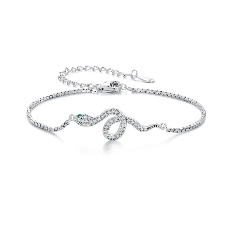 (image for) Pandora Style Spirit Snake Chain Bracelet - SCB261 - Product Image