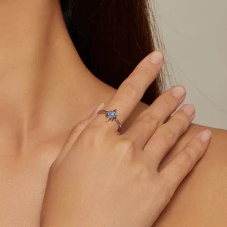 Pandora Style Star Ring - BSR455