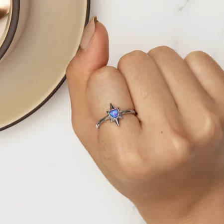 Pandora Style Star Ring - BSR455