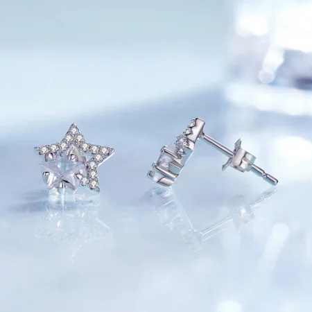 Pandora Style Star Studs Earrings - BSE878