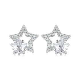 Pandora Style Star Studs Earrings - BSE878 Pandora Style Star Studs Earrings - BSE878
