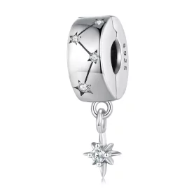Pandora Style Starburst Circle Clip - BSC808 Pandora Style Starburst Circle Clip - BSC808