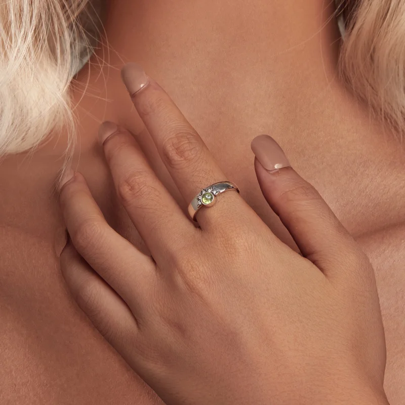 (image for) Pandora Style Sun, Moon and Stars Couple Open Ring - BSR491-E - View 4