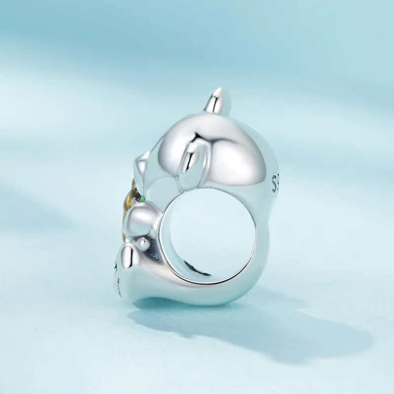 (image for) Pandora Style Sunflower and Bear Charm - SCC2560 - View 3