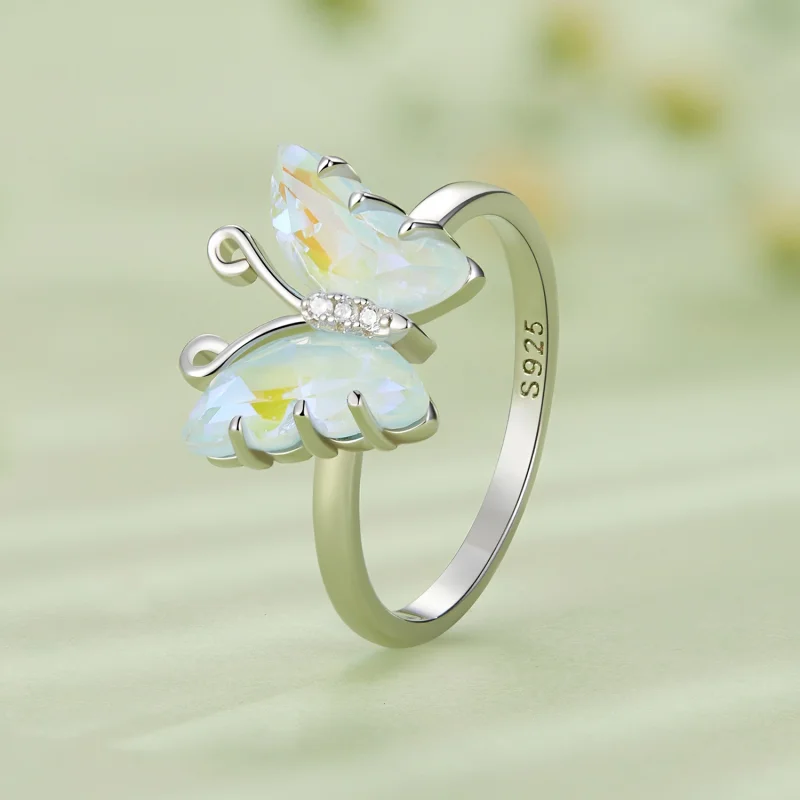 (image for) Pandora Style Symphony Butterfly Ring - SCR912 - View 2