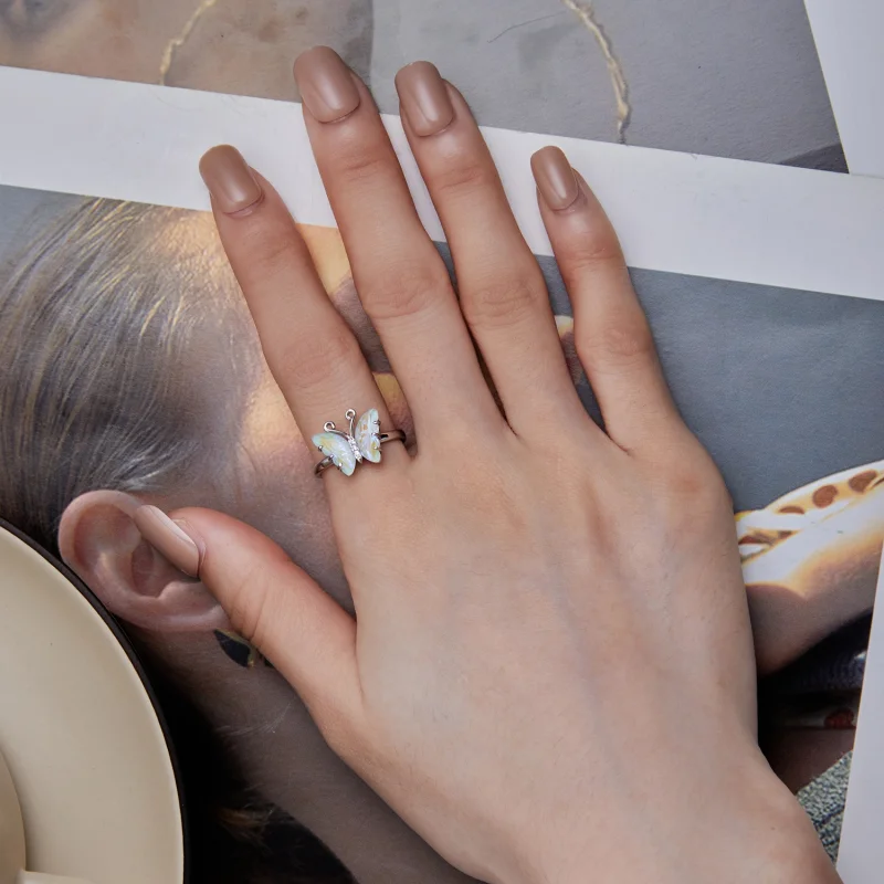 (image for) Pandora Style Symphony Butterfly Ring - SCR912 - View 5