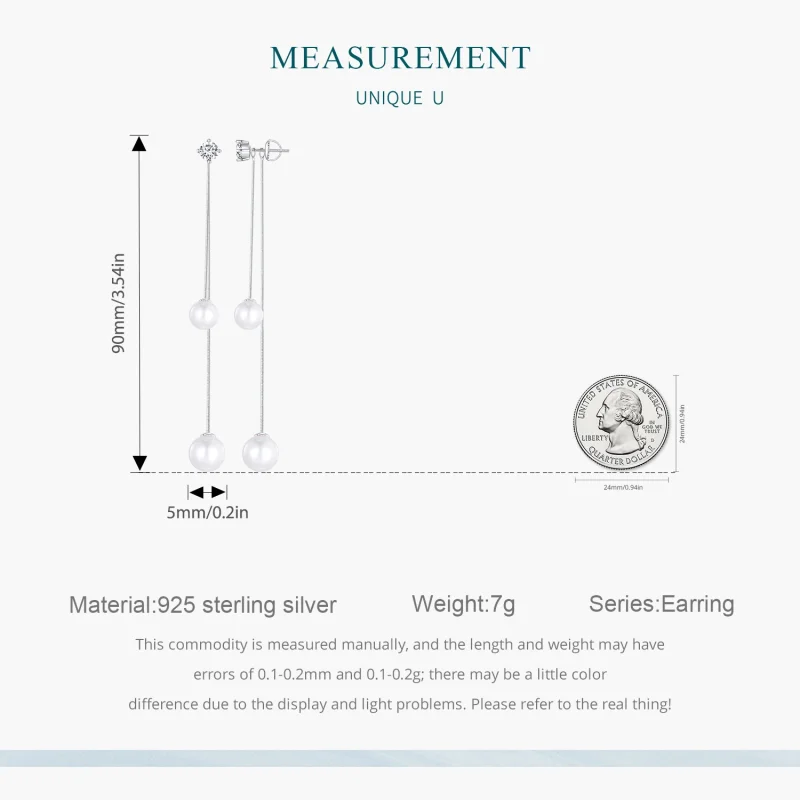 (image for) Pandora Style Tassel Beads Dangle Earrings - BSE890 - View 7