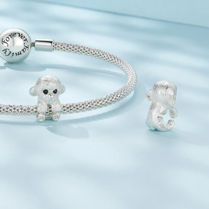 (image for) Pandora Style Teddy Charm - SCC2586 - View 4