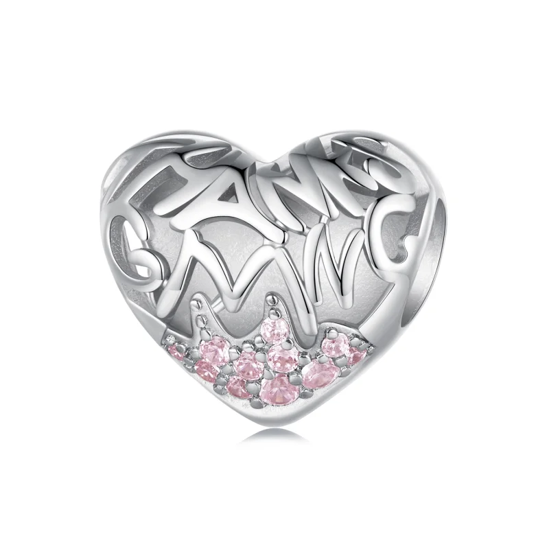 (image for) Pandora Style Thanksgiving Heart Charm - BSC923 - Product Image