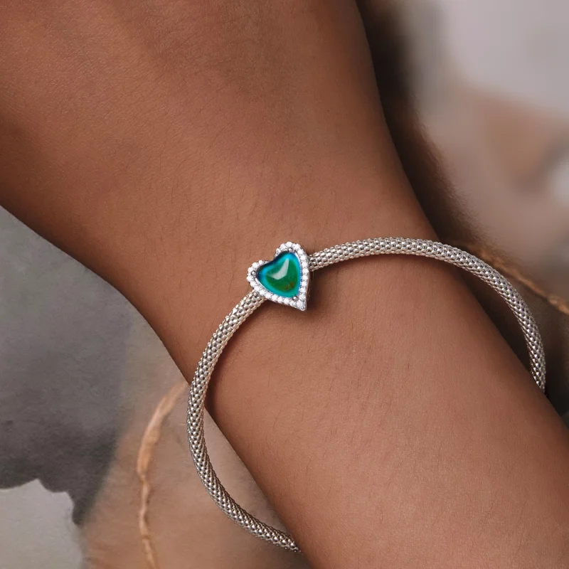 (image for) Pandora Style Thermosensory Mood Stone Charm - SCC2596 - View 4