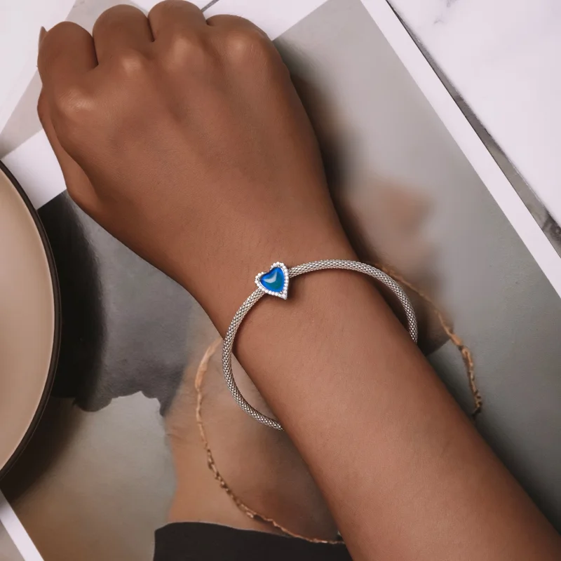 (image for) Pandora Style Thermosensory Mood Stone Charm - SCC2596 - View 9