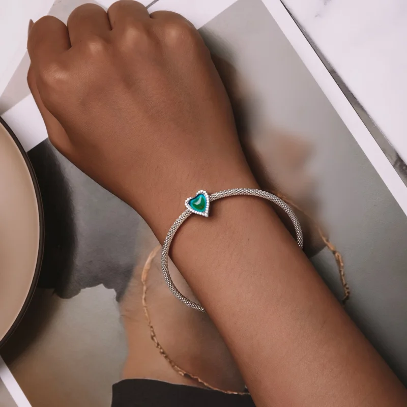 (image for) Pandora Style Thermosensory Mood Stone Charm - SCC2596 - View 10