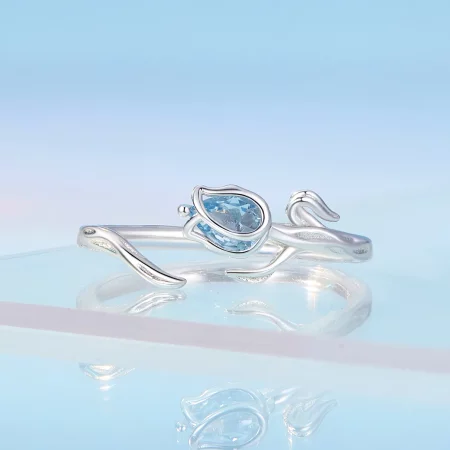 Pandora Style Tulip Open Ring - BSR465-E