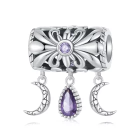 Pandora Style Vintage Iris Charm - SCC2631 Pandora Style Vintage Iris Charm - SCC2631