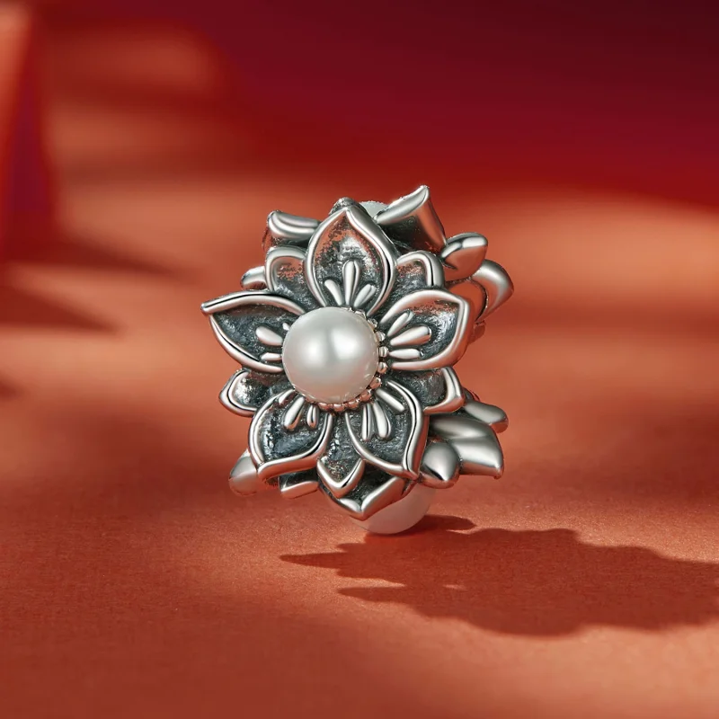 (image for) Pandora Style Vintage Vine Charm - SCC2611 - View 2