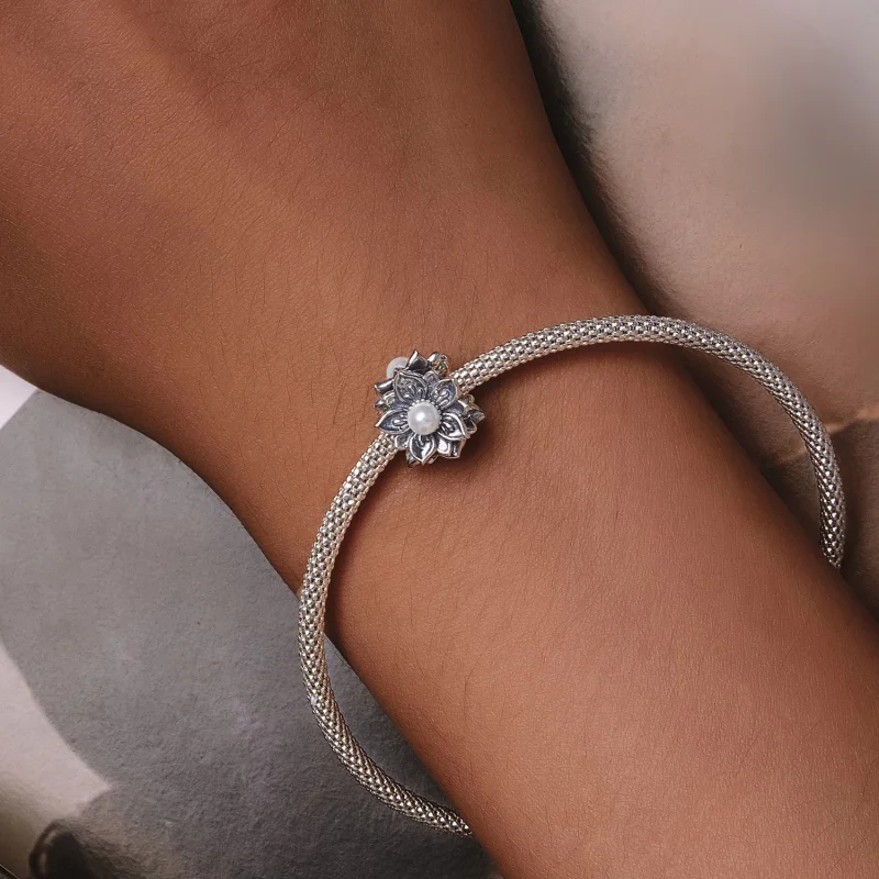 (image for) Pandora Style Vintage Vine Charm - SCC2611 - View 7