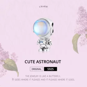 Pandora Style Warm-Sensing Astronaut Charm - BSC578 Pandora Style Warm-Sensing Astronaut Charm - BSC578