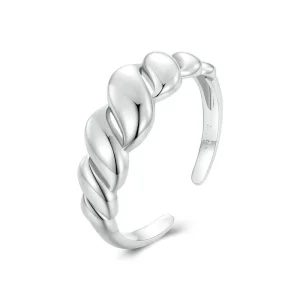 (image for) Pandora Style Wave Open Ring - BSR459-E