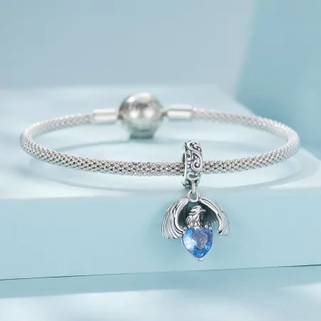 Pandora Style White Eagle Dangle - SCC2636